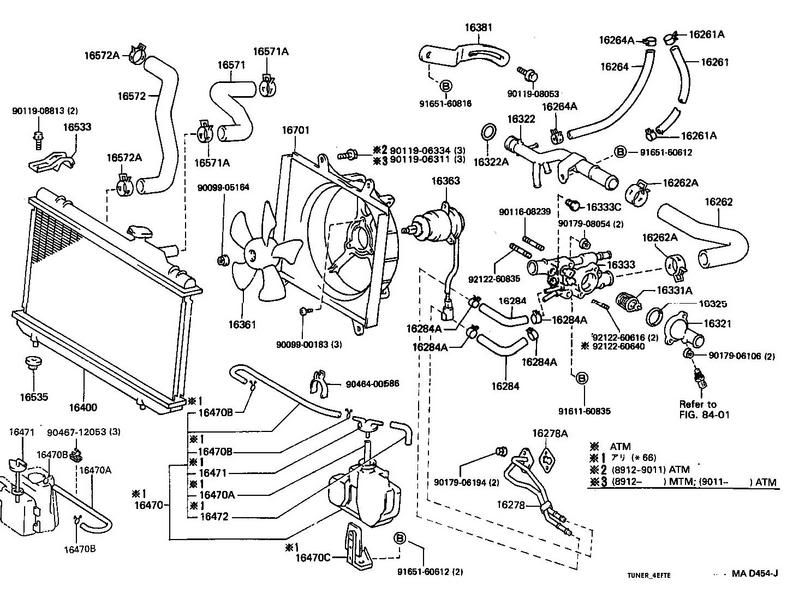 1993 Toyota paseo engine diagram